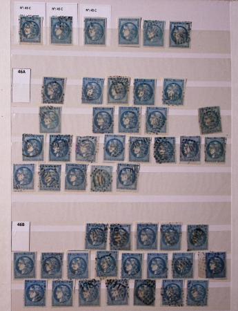 1849-1930, Très joli lot d'oblitérés de France, avec
