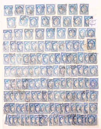 1849-1930, Très joli lot d'oblitérés de France, avec
