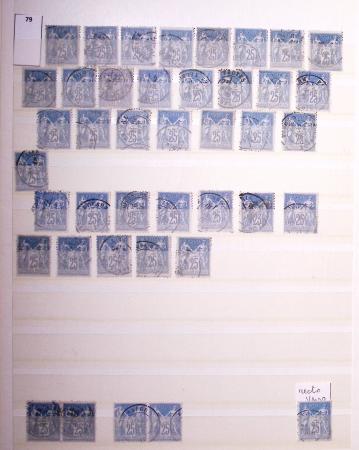 1849-1930, Très joli lot d'oblitérés de France, avec