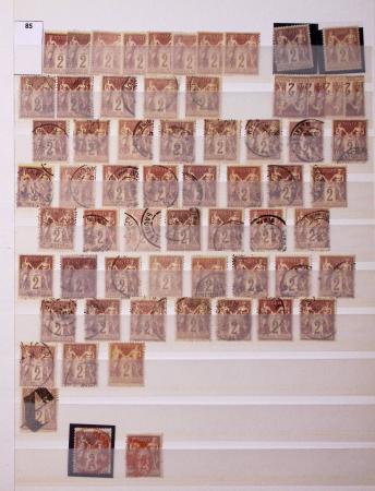 1849-1930, Très joli lot d'oblitérés de France, avec
