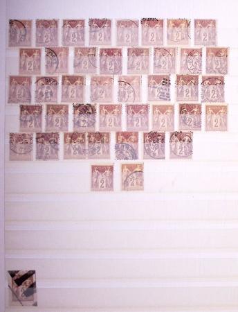 1849-1930, Très joli lot d'oblitérés de France, avec