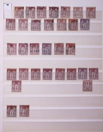 1849-1930, Très joli lot d'oblitérés de France, avec