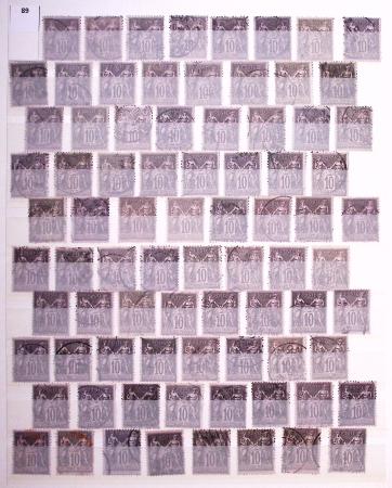 1849-1930, Très joli lot d'oblitérés de France, avec