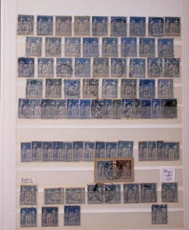1849-1930, Très joli lot d'oblitérés de France, avec