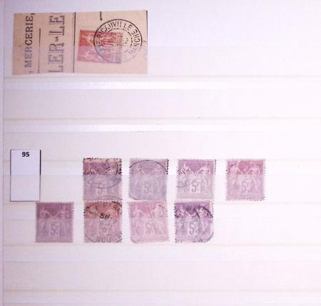 1849-1930, Très joli lot d'oblitérés de France, avec