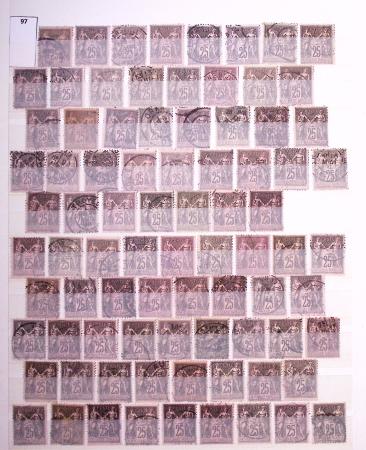 1849-1930, Très joli lot d'oblitérés de France, avec