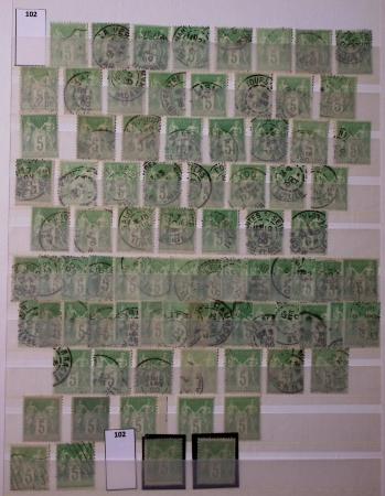 1849-1930, Très joli lot d'oblitérés de France, avec