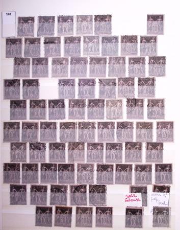 1849-1930, Très joli lot d'oblitérés de France, avec