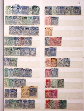 1849-1930, Très joli lot d'oblitérés de France, avec