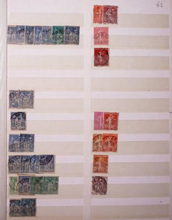 1849-1930, Très joli lot d'oblitérés de France, avec