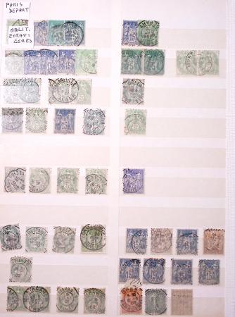 1849-1930, Très joli lot d'oblitérés de France, avec