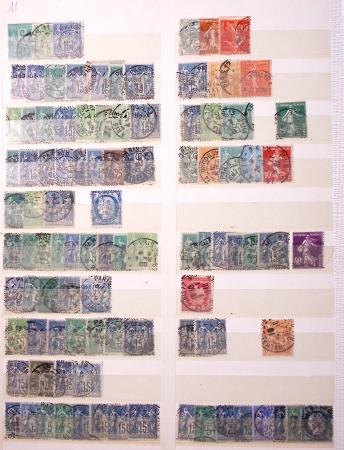 1849-1930, Très joli lot d'oblitérés de France, avec
