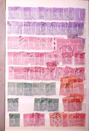 1849-1930, Très joli lot d'oblitérés de France, avec