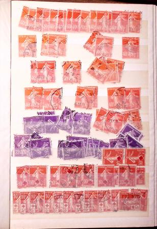 1849-1930, Très joli lot d'oblitérés de France, avec