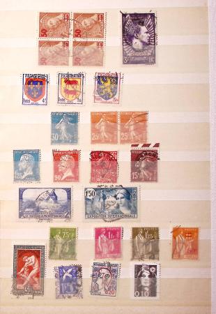1849-1930, Très joli lot d'oblitérés de France, avec