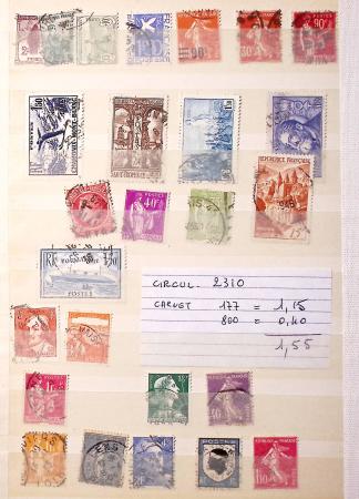 1849-1930, Très joli lot d'oblitérés de France, avec