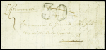 Lettre non affranchie du 10.11.70 en port dû à destination