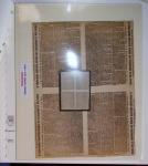 3 pigeongrammes : souvenir contenant un pigeongramme sur collodion - dépêches privées 3 bis à 6 bis sur papier - dépêche officielle sur papier avec plumes de pigeon