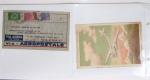 Lot varié de 64 premiers vols et lettres par avion de France et étranger dont carte postale de nouvel an Air France Chili France (dec 1933)