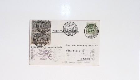 64 plis majorité par avion de divers pays, Italie bien représentée dont Italie n°77 OBL cachet violet
