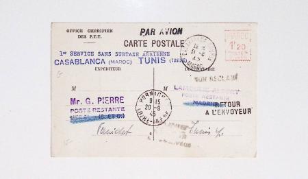 64 plis majorité par avion de divers pays, Italie bien représentée dont Italie n°77 OBL cachet violet