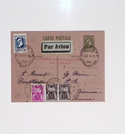 64 plis majorité par avion de divers pays, Italie bien représentée dont Italie n°77 OBL cachet violet