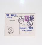 64 plis majorité par avion de divers pays, Italie bien représentée dont Italie n°77 OBL cachet violet