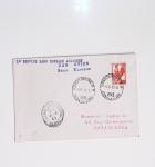64 plis majorité par avion de divers pays, Italie bien représentée dont Italie n°77 OBL cachet violet
