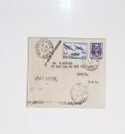64 plis majorité par avion de divers pays, Italie bien représentée dont Italie n°77 OBL cachet violet