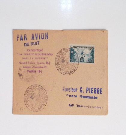 64 plis majorité par avion de divers pays, Italie bien représentée dont Italie n°77 OBL cachet violet
