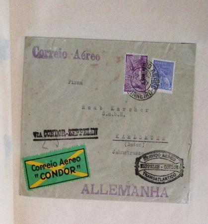 Ligne d'Amérique du Sud - 40 plis majorité Condor Zeppelin, 6.6.1930 tentative Mermoz Brasil-Europa 6.6.1930
