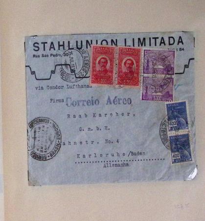 Ligne d'Amérique du Sud - 40 plis majorité Condor Zeppelin, 6.6.1930 tentative Mermoz Brasil-Europa 6.6.1930