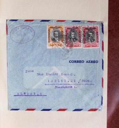 Ligne d'Amérique du Sud - 40 plis majorité Condor Zeppelin, 6.6.1930 tentative Mermoz Brasil-Europa 6.6.1930