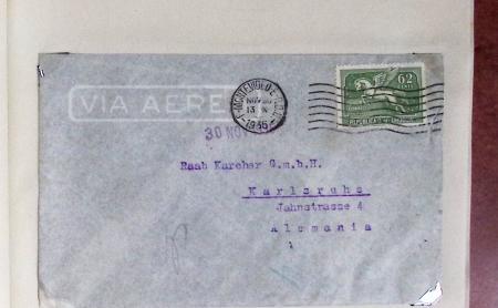 Ligne d'Amérique du Sud - 40 plis majorité Condor Zeppelin, 6.6.1930 tentative Mermoz Brasil-Europa 6.6.1930
