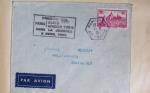 51 premiers vols de France dans un album souple bleu ancien 1935 - 1940 dont 4 Daguins "100ème traversée aérienne de l'Atlantique Sud" (1936)