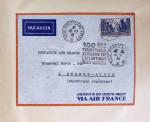 51 premiers vols de France dans un album souple bleu ancien 1935 - 1940 dont 4 Daguins "100ème traversée aérienne de l'Atlantique Sud" (1936)