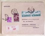 51 premiers vols de France dans un album souple bleu ancien 1935 - 1940 dont 4 Daguins "100ème traversée aérienne de l'Atlantique Sud" (1936)