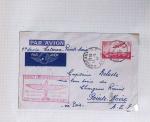51 premiers vols de France dans un album souple bleu ancien 1935 - 1940 dont 4 Daguins "100ème traversée aérienne de l'Atlantique Sud" (1936)