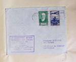 51 premiers vols de France dans un album souple bleu ancien 1935 - 1940 dont 4 Daguins "100ème traversée aérienne de l'Atlantique Sud" (1936)
