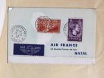 51 premiers vols de France dans un album souple bleu ancien 1935 - 1940 dont 4 Daguins "100ème traversée aérienne de l'Atlantique Sud" (1936)