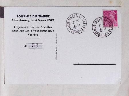 51 premiers vols de France dans un album souple bleu ancien 1935 - 1940 dont 4 Daguins "100ème traversée aérienne de l'Atlantique Sud" (1936)