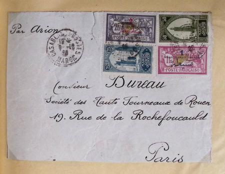 Collection de 66 premiers vols dont 1ères liaisons Aéromaritime 1937 (Afrique) - Indochine dont 5 premiers vols Hanoï - Hong Kong 1938