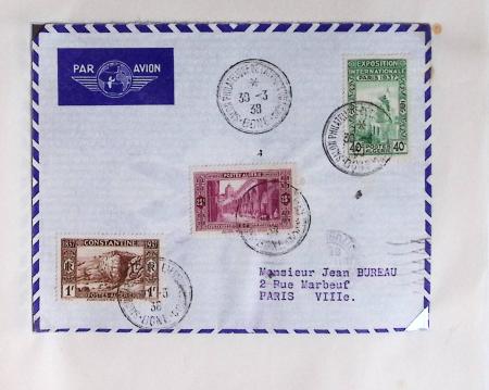 Collection de 66 premiers vols dont 1ères liaisons Aéromaritime 1937 (Afrique) - Indochine dont 5 premiers vols Hanoï - Hong Kong 1938