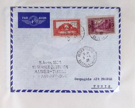 Collection de 66 premiers vols dont 1ères liaisons Aéromaritime 1937 (Afrique) - Indochine dont 5 premiers vols Hanoï - Hong Kong 1938
