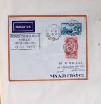 Collection de 66 premiers vols dont 1ères liaisons Aéromaritime 1937 (Afrique) - Indochine dont 5 premiers vols Hanoï - Hong Kong 1938