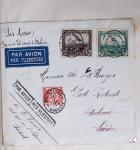 45 premiers vols de Belgique (1930 - 1938) dans un album souple brun ancien