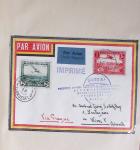 45 premiers vols de Belgique (1930 - 1938) dans un album souple brun ancien