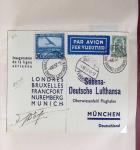 45 premiers vols de Belgique (1930 - 1938) dans un album souple brun ancien