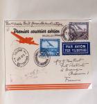 45 premiers vols de Belgique (1930 - 1938) dans un album souple brun ancien