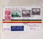 45 premiers vols de Belgique (1930 - 1938) dans un album souple brun ancien